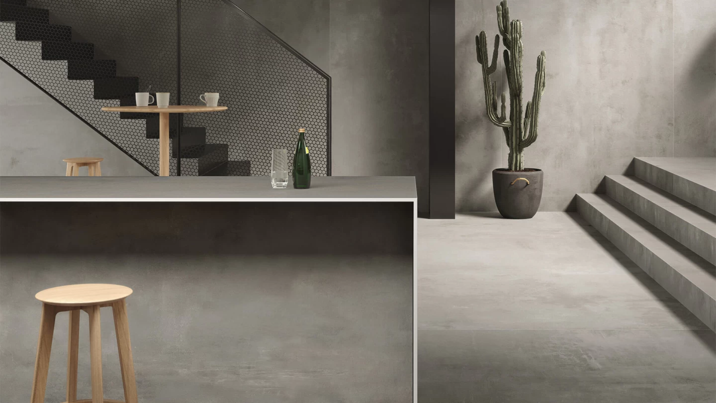 porcelain floor tiles used in modern interior flooring